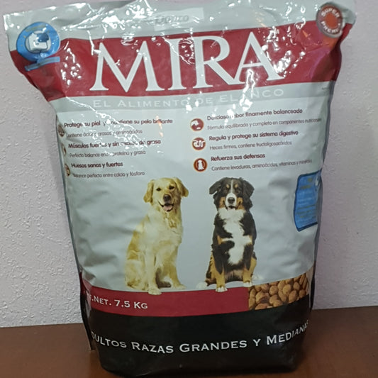 Alimento Mira adulto razas medianas a grandes 7.5kg