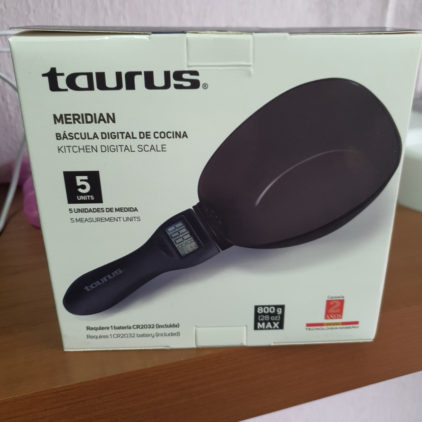 Báscula taurus de mano para pesar alimento