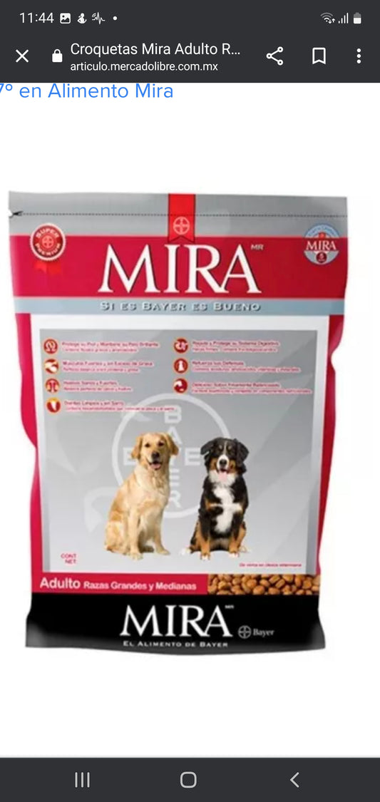 Alimento mira bayer raza mediana/grande 3 kg