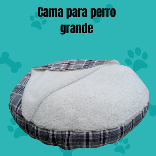 Cama tortillero para perro grande