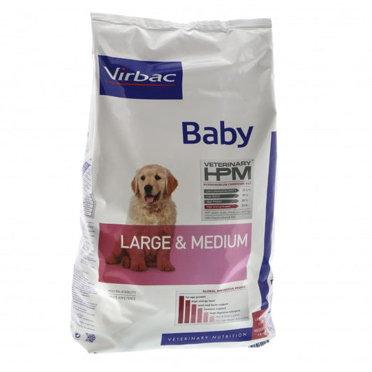 alimento virbac baby large & medium 12 kg