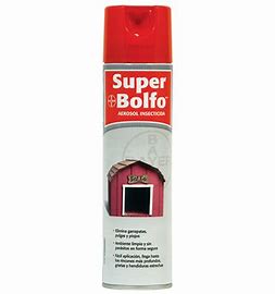 Super Bolfo aerosol insecticida.