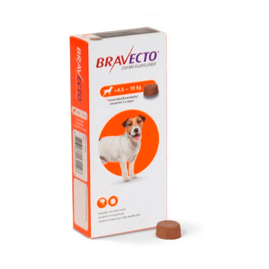 Bravecto  4.5 - 10kg 1 Tableta Masticable