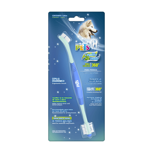 CEPILLO DENTAL DOBLE CABEZAL fancy pets